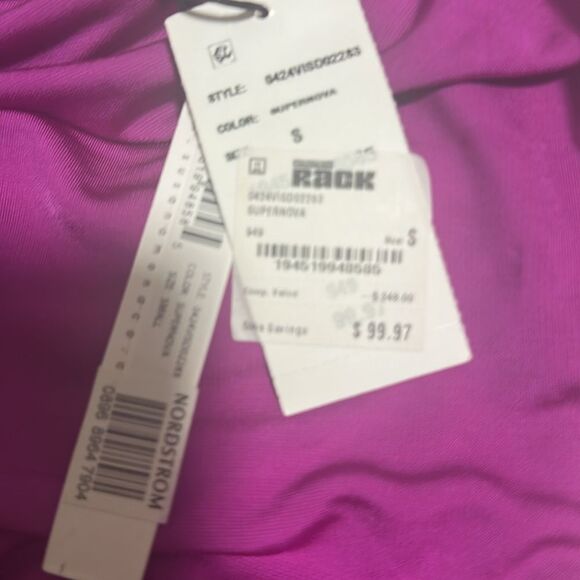 Susana Monaco Strapless Fuchsia Dress - Picture 6 of 6